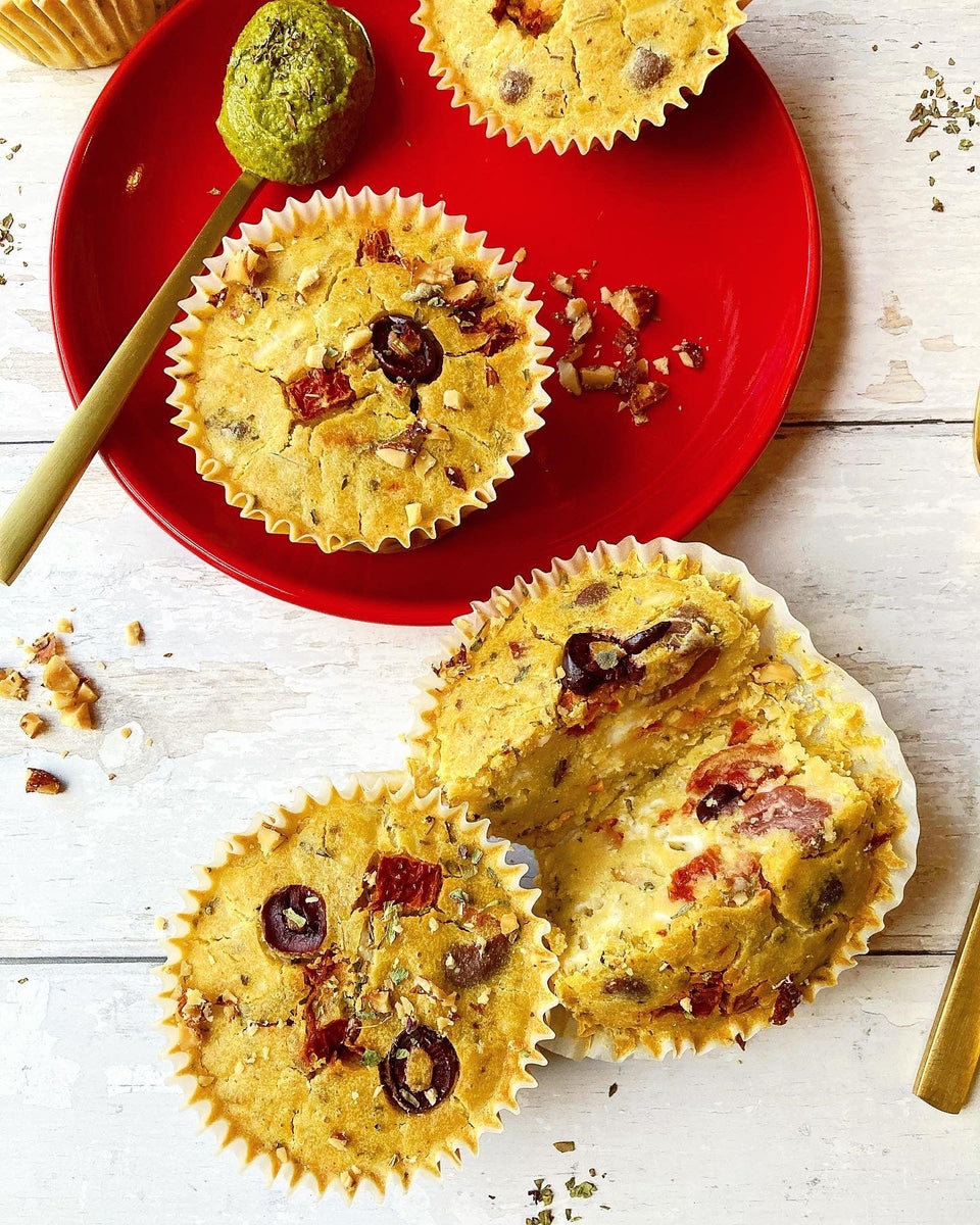 Vegan Savoury Chickpea Muffins &ndash; The Source Bulk Foods UK