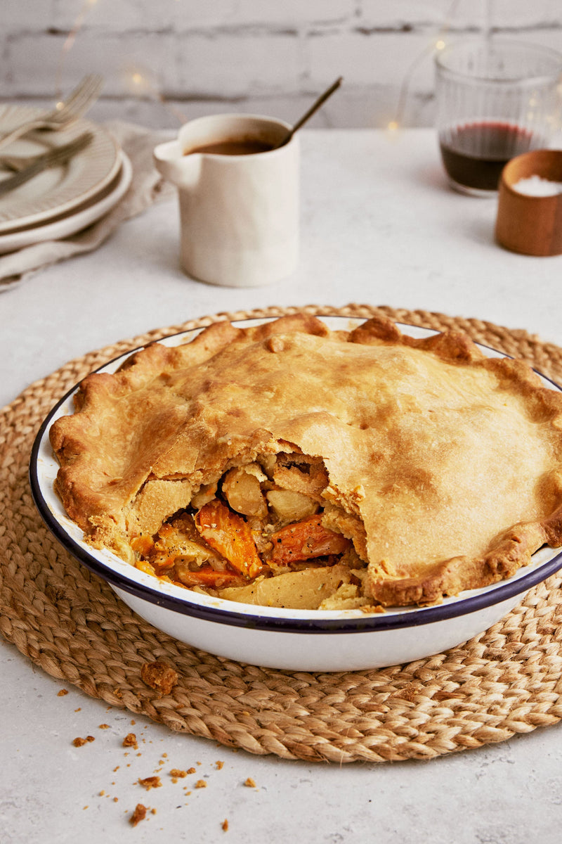 Leftover Xmas Pie with Mushroom Gravy – The Source Bulk Foods UK