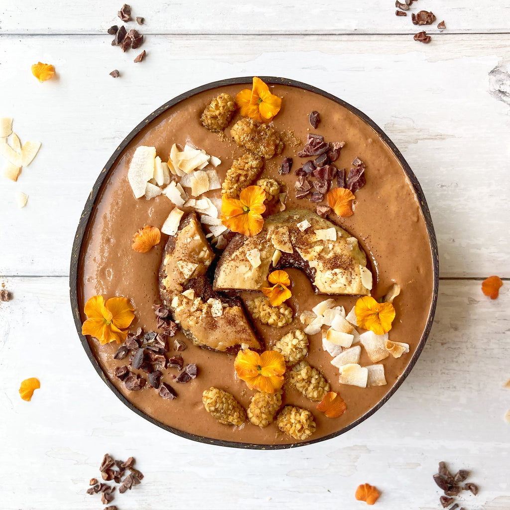 Coffee and Donut Cacao Smoothie Bowl