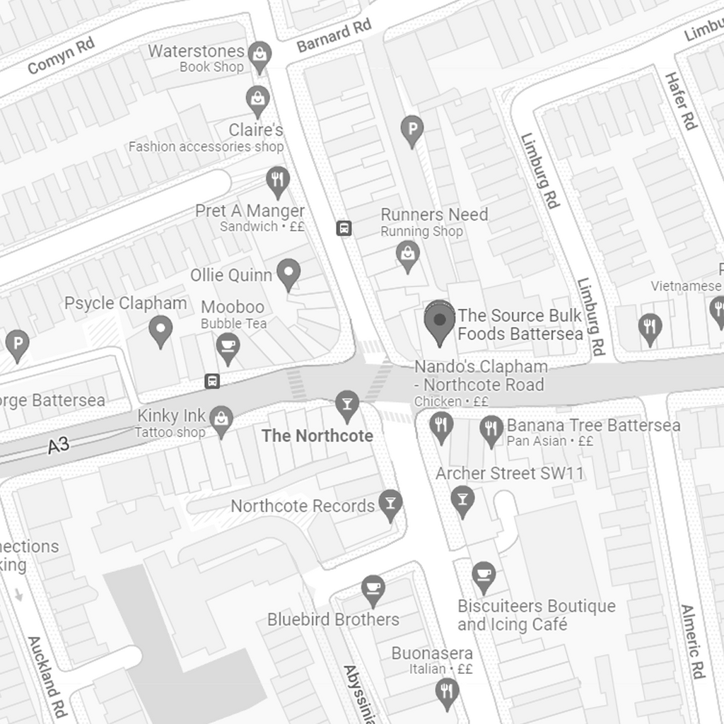 The Source Bulk Foods Battersea Map Location