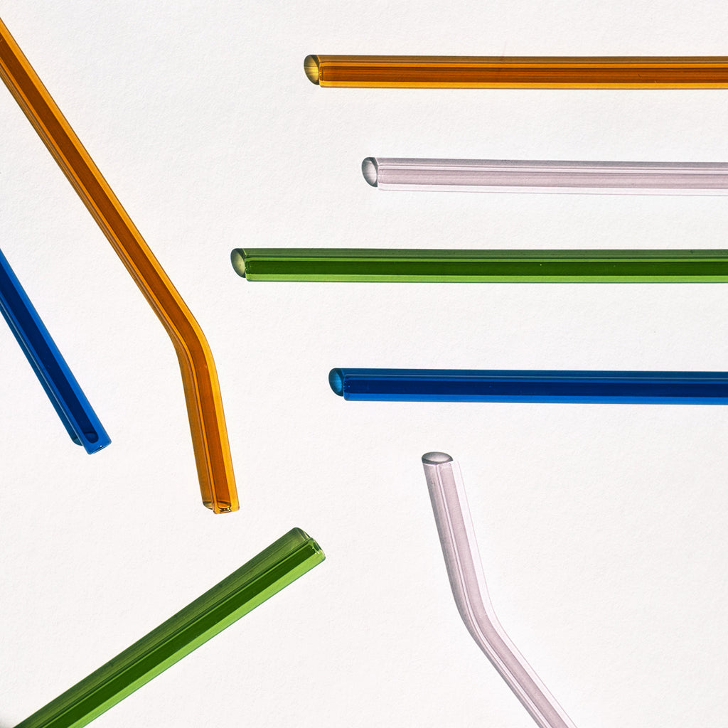 Inverted Straw Use Reusable Glass Bent Straw Pink – The Source Bulk Foods UK