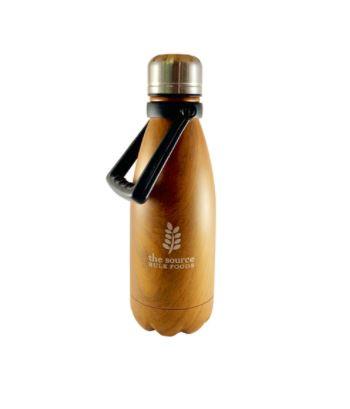Bottle Water 350ml Wood W/Hand Refill